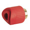 Weld-in saddle Series: Red pipe PP-R FS/Brass  Internal thread (BSPP)